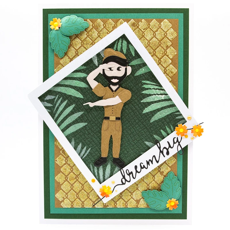 Набор головоломок для людей и одежды металлические штампы DIY скрапбукинга