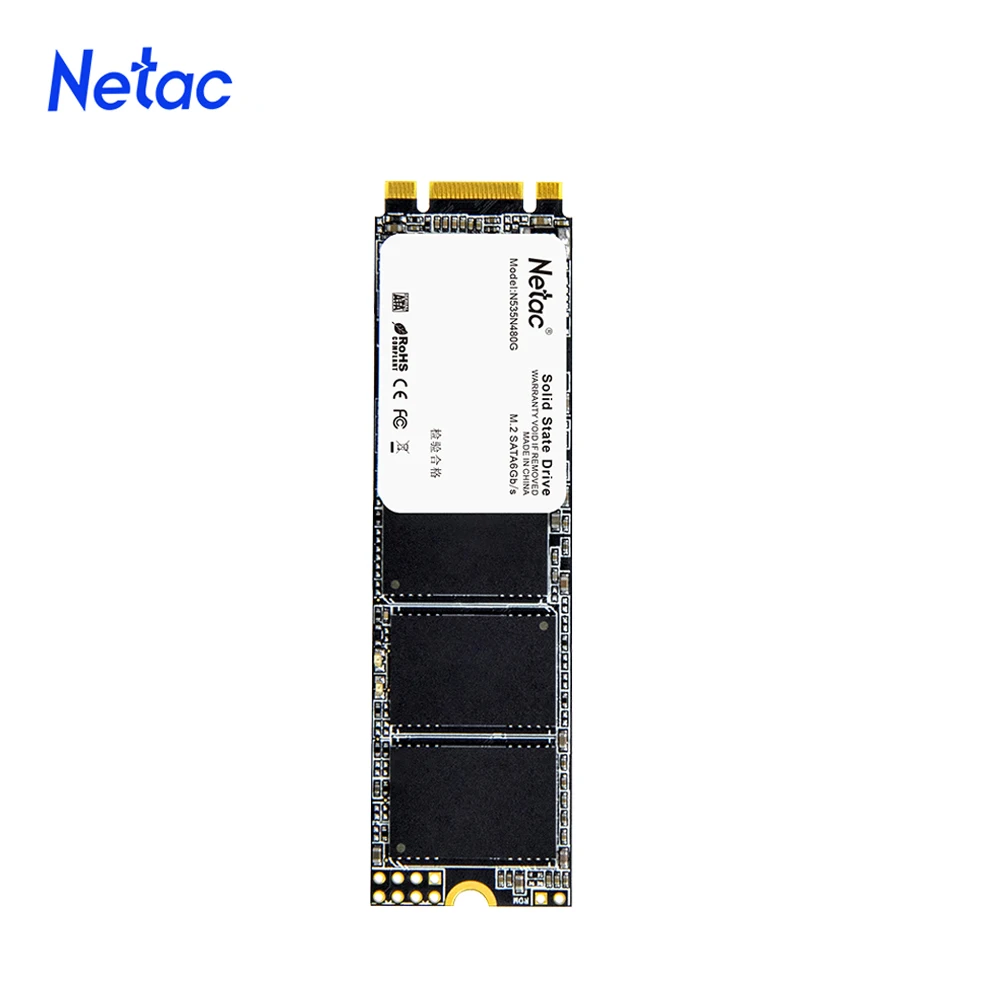 Внутренний твердотельный накопитель Netac M2 SSD SATA ssd 120 ГБ 240 ГБ 480 ГБ M.2 2280 NGFF, жесткий диск для ноутбука