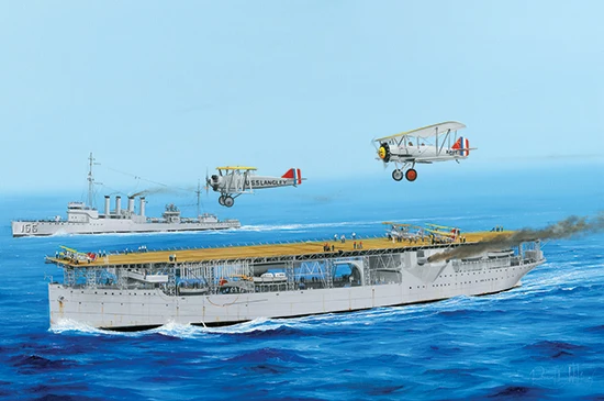 

Trumpeter 05631 1/350 USS Langley CV-1 темно-синий корабль статическая модель корабль