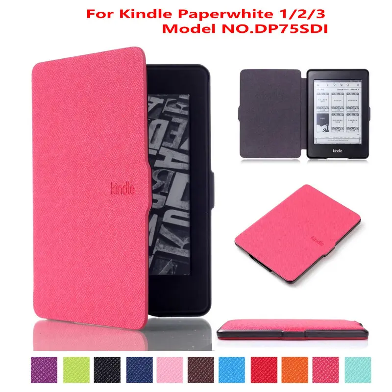 

Flip Leather Wake&Sleep Cover Case for amazon Kindle Paperwhite 1/2/3 for paperwhite 1 paperwhite 2 Paperwhite3 e-book reader