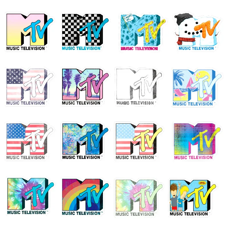 50 шт MTV стикер s для ноутбука багаж холодильник ноутбук скейтборд Смешные