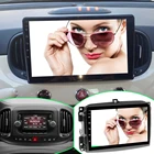 9-дюймовый HD сенсорный экран, четырехъядерный, Android 11, автомобильный DVD-плеер для FIAT 500 L 2013, радио, GPS, DSP, Bluetooth, управление рулевым колесом, стерео