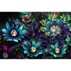 Алмазная картина с цветами, темно-сияющая Роза, алмазная вышивка, алмазная вышивка, стразы, сделай сам, мозаика, украшение для дома