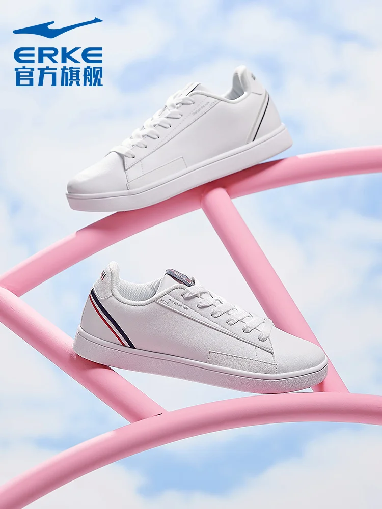 

Erke спортивная обувь 2021 Весна Новая женская обувь универсальная маленькая белая обувь и модная белая обувь для досуга