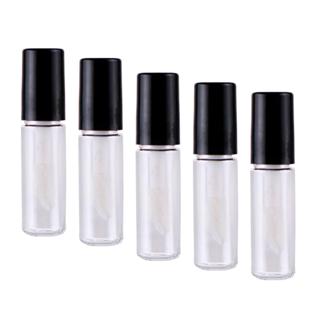 

5x Empty Lip Gloss Tubes Lip Tint Eyelash Oil DIY Container Vial Bottles 2ml