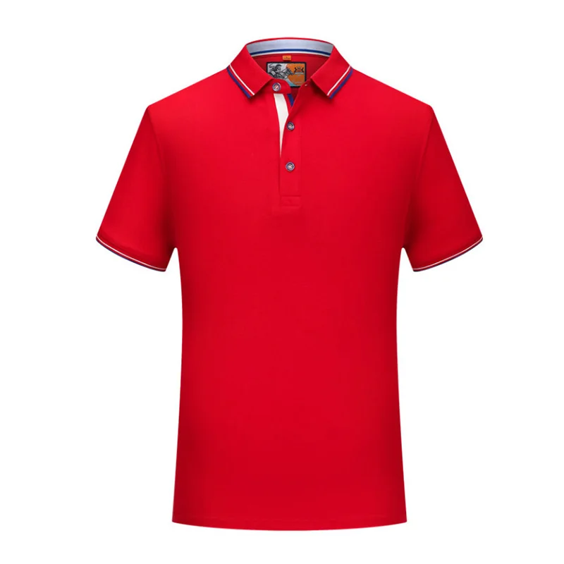 

Polo shirt business activities office leisure vacation sports polo shirt summer short sleeve men's and women's print
