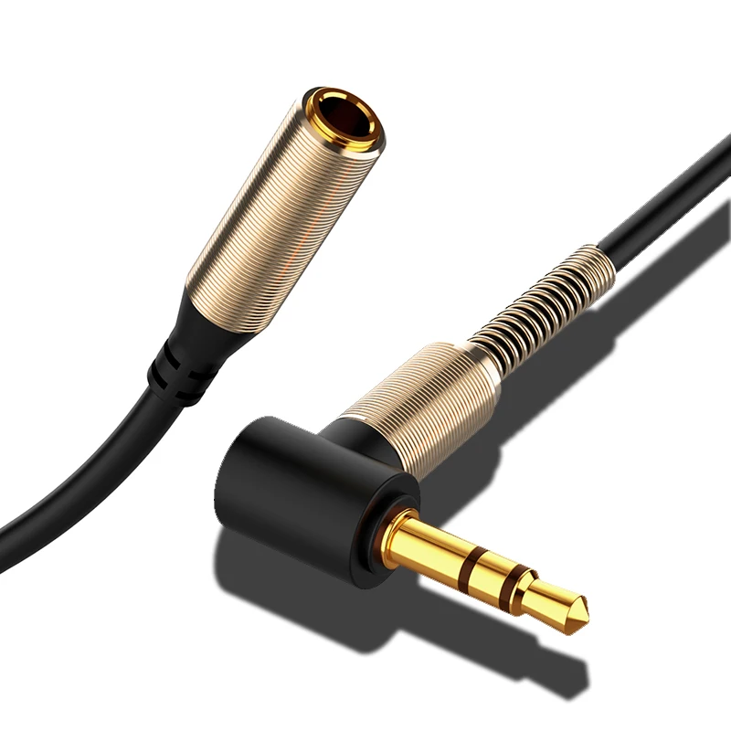 

1M Audio aux Extension Cable for Huawei P20 lite Jack 3.5 mm Stereo 3.5mm Jack Aux Cable for Headphones Xiaomi Redmi 5 plus PC