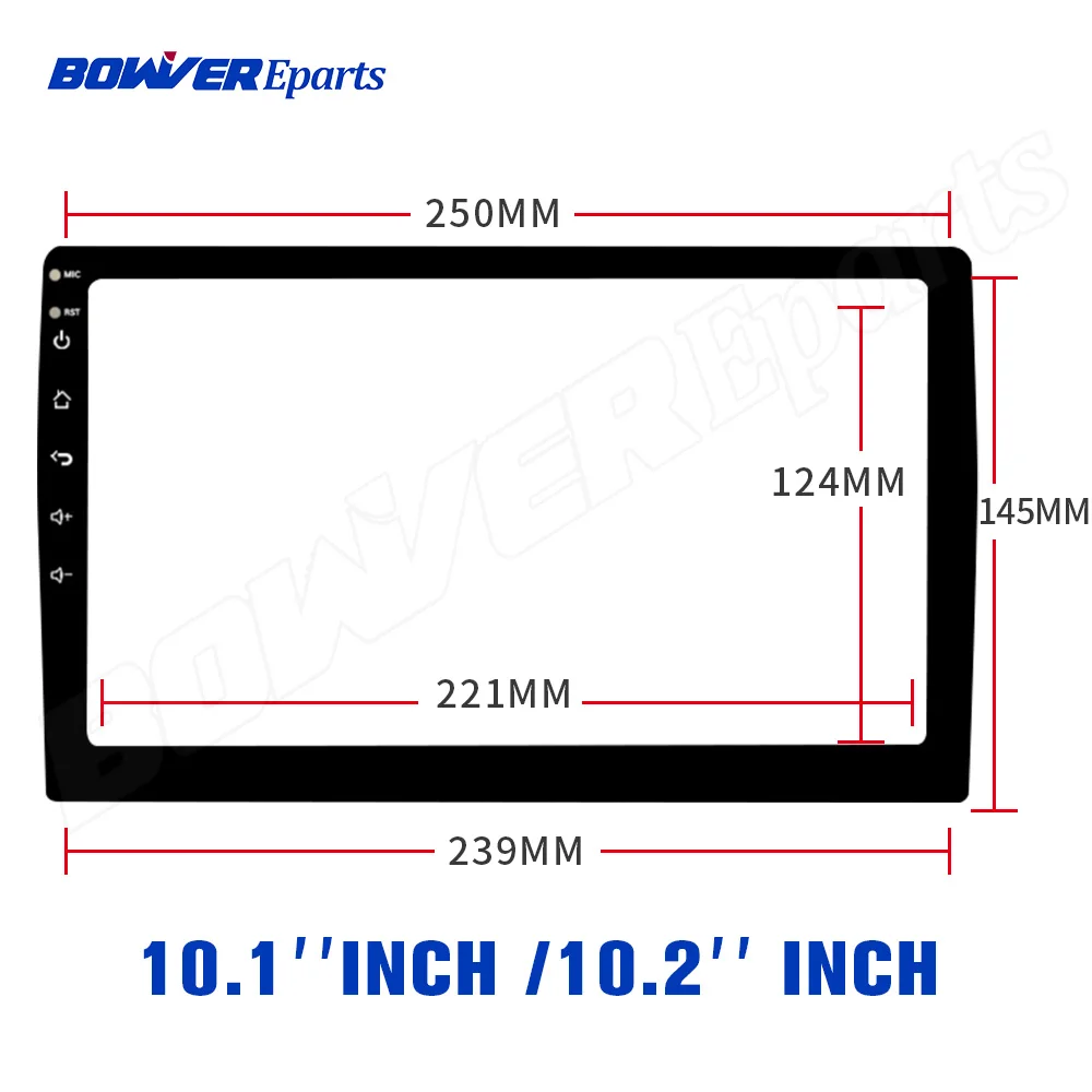 Закаленное стекло для радио DVD GPS ЖК-дисплей с сенсорным экраном защитная пленка 10