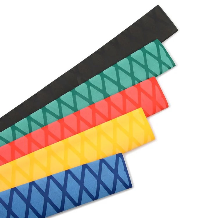 Диаметр 30 мм Нескользящая термоусадочная трубка текстурированный узор DIY