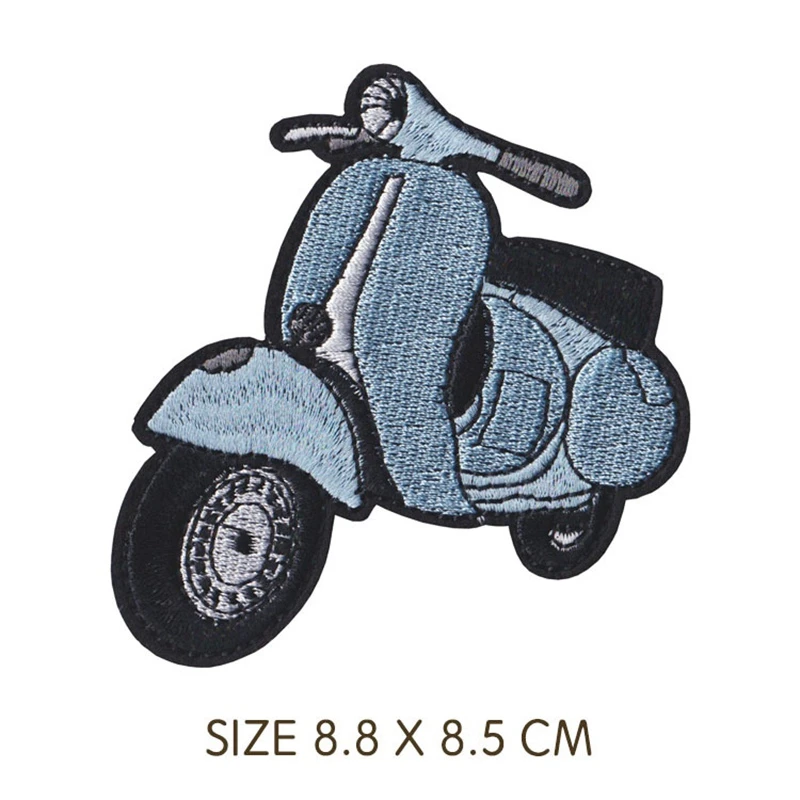 guitar music clothes coat hat badges accessories cartoon motorcycle mobile phone patches iron on basketball bicycle appliques free global shipping