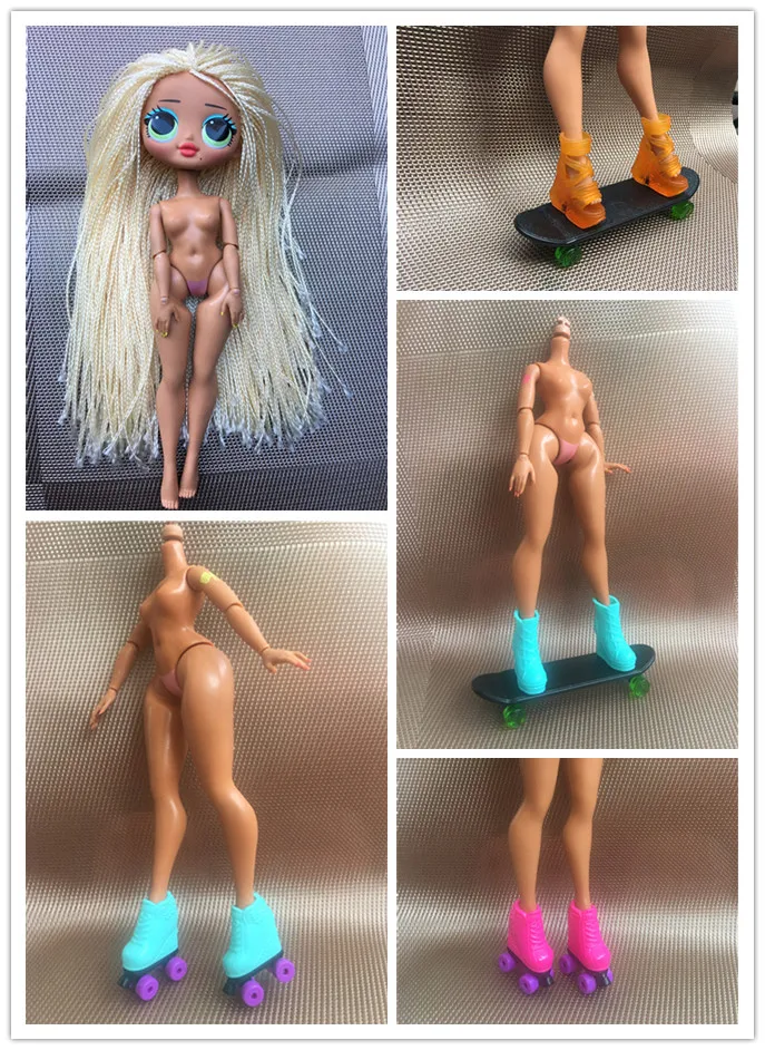 Аксессуары для кукол старшей сестры обувь скейтборда роликовые коньки сандалии