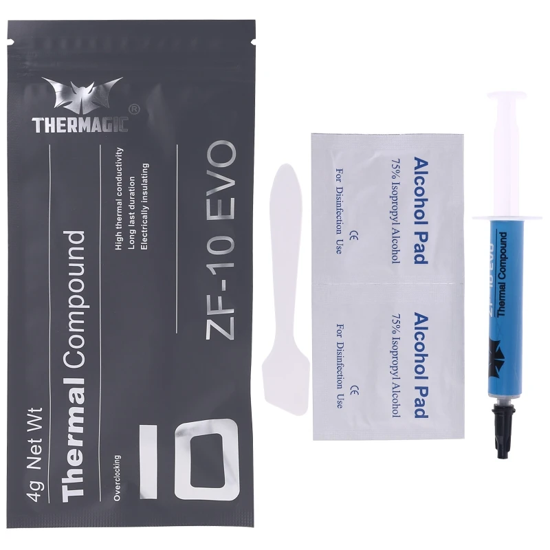

ZF-10 Thermal Compound Conductive 10.8W/M k Grease Paste Silicone Plaster Heat Sink for CPU GPU Chipset Notebook Cooling Coolers