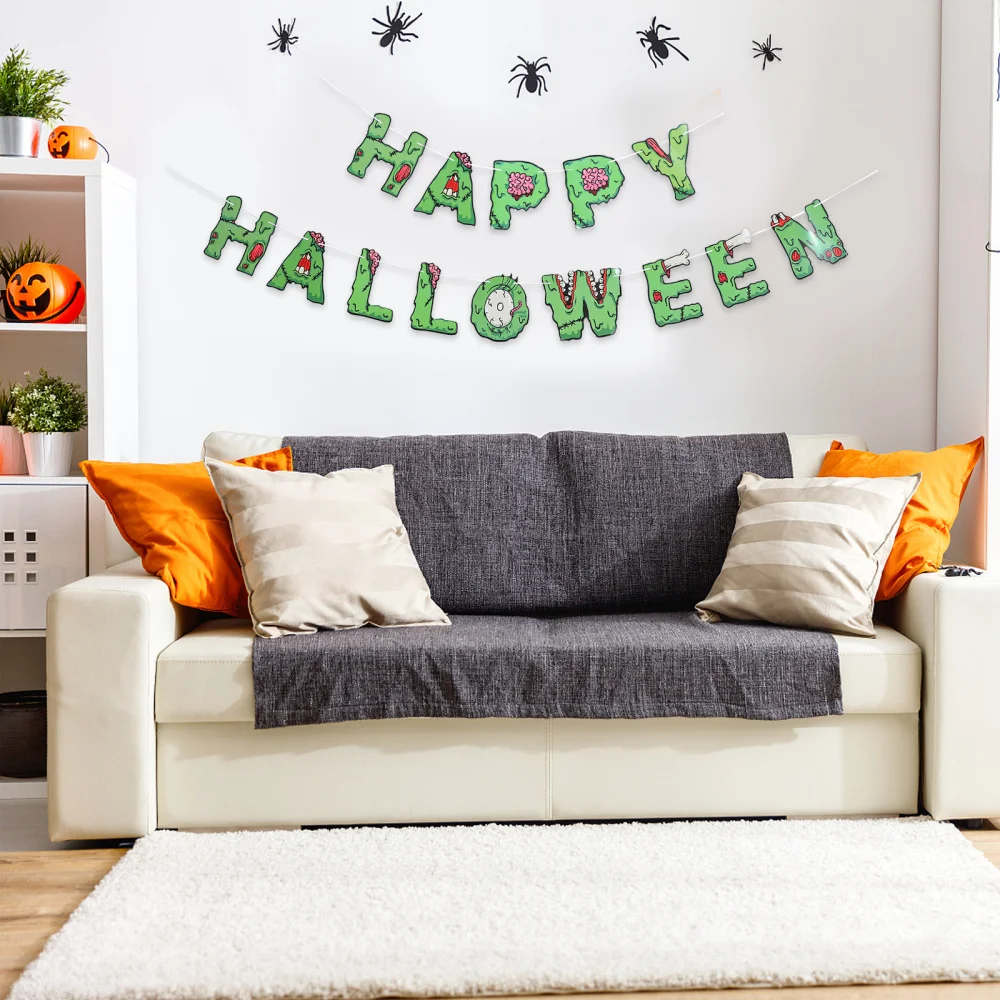 

1 Set Party Banners Haunted House Horror Party Decors (Assorted Color)
