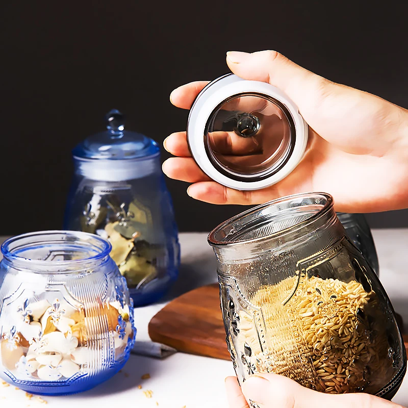 Творческий Кухня Европейский запечатанные банки с крышкой бытовой Стекло банка