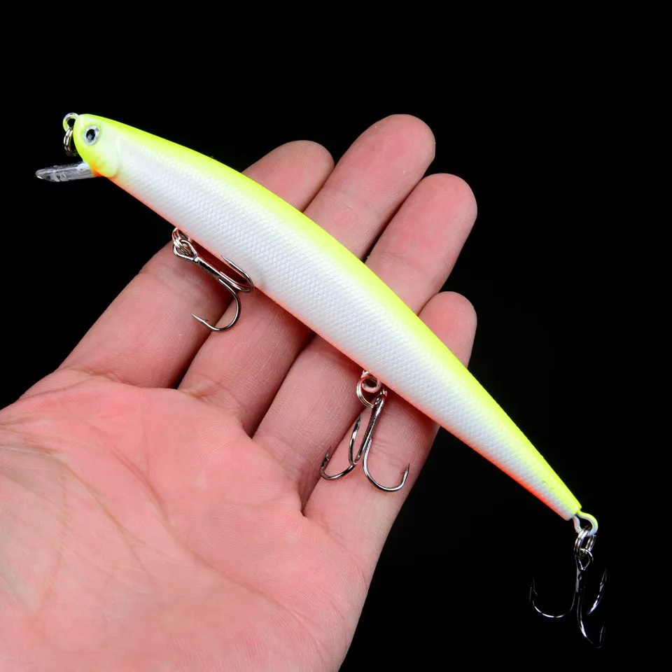 

1 Pcs Fishing lures 12.5 cm/12.5g Minnow Rattling High Quality Hard Bait Crankbait Wobbler Fishing Tackle Leurre Peche For Pike