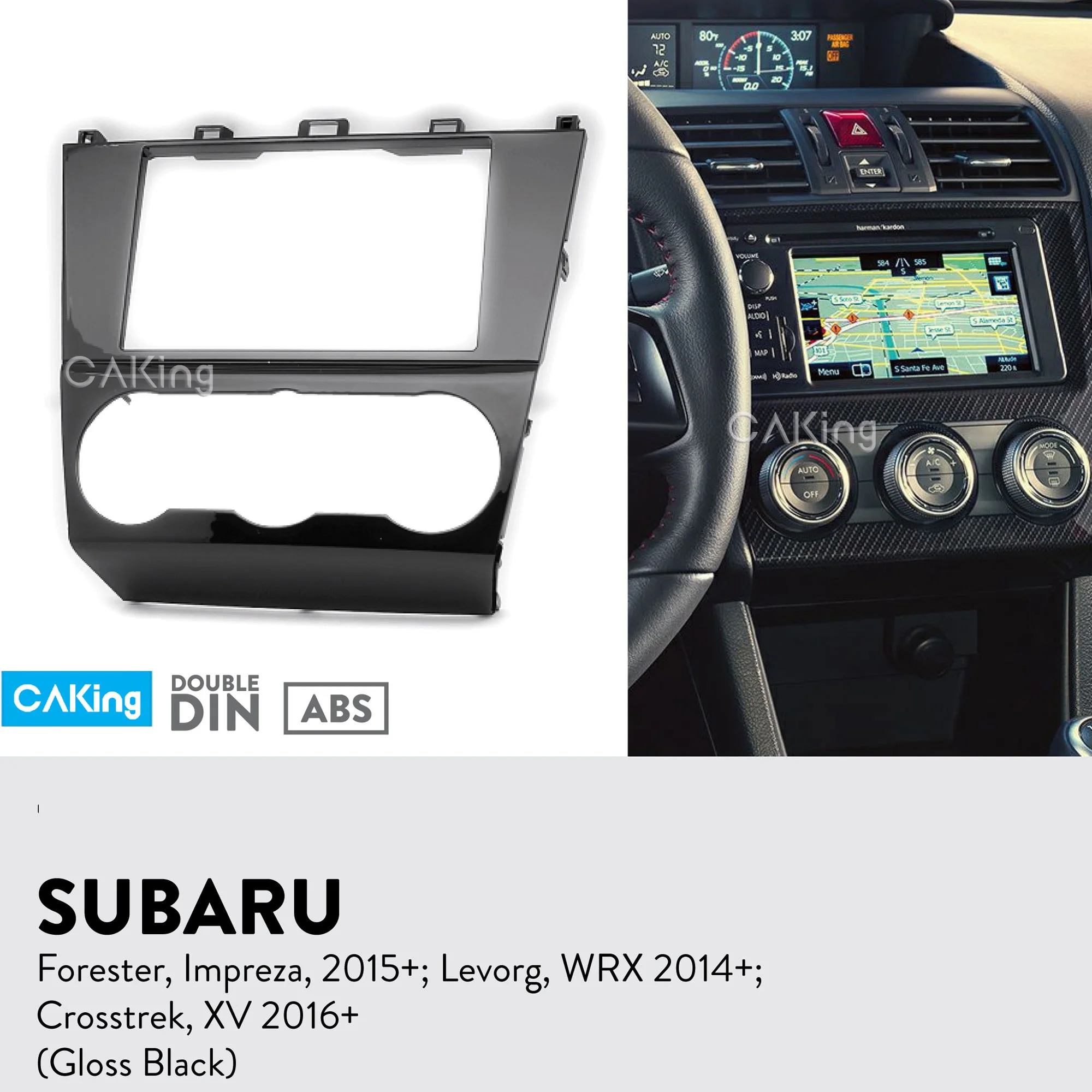 Панель радиоприемника Fascia Для SUBARU Forester Impreza 2015 + Levorg WRX 2014 Crosstrek XV 2016 комплект
