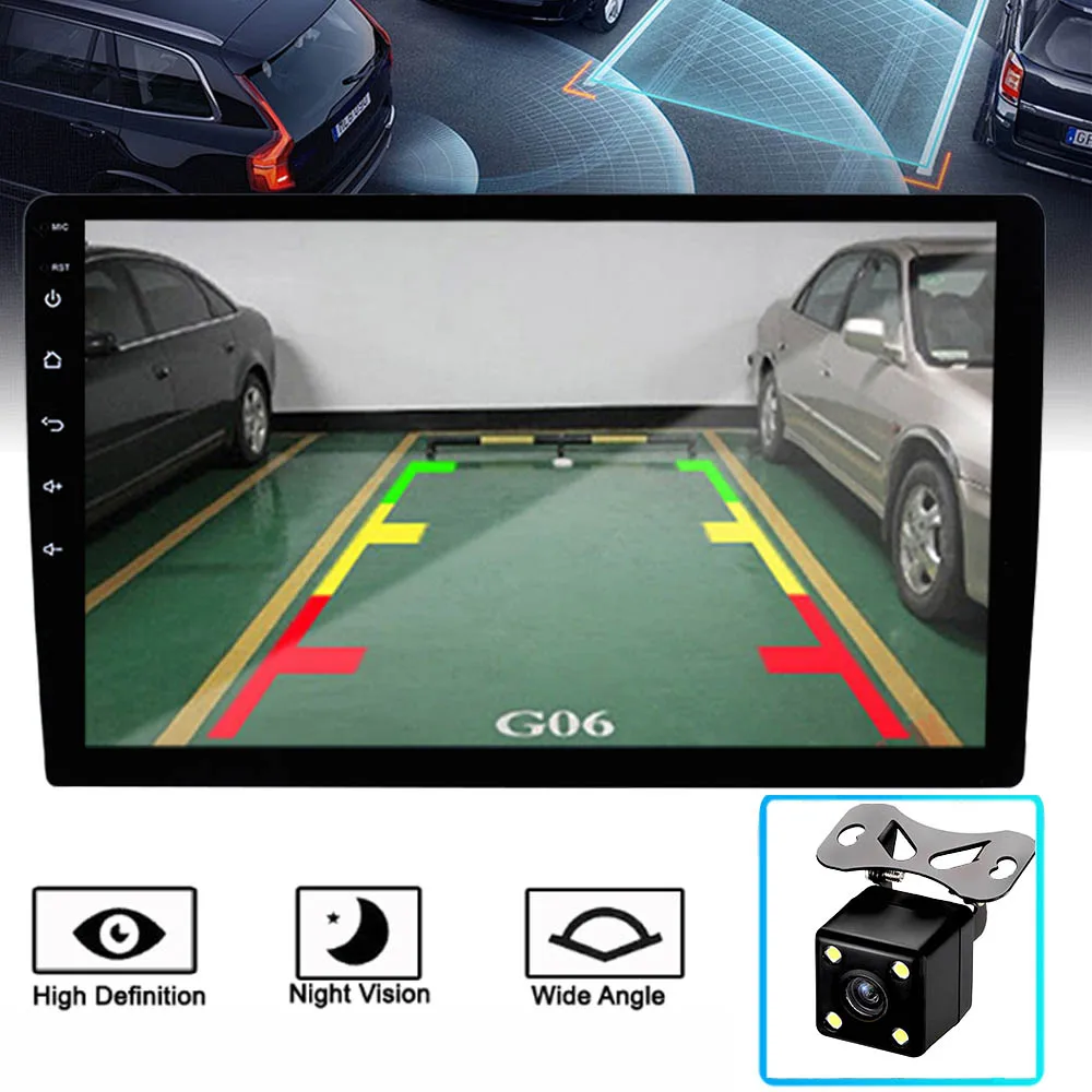 Автомобильный мультимедийный плеер easteregg 9 дюймов 2 Din Android Wi Fi GPS навигация для Ford