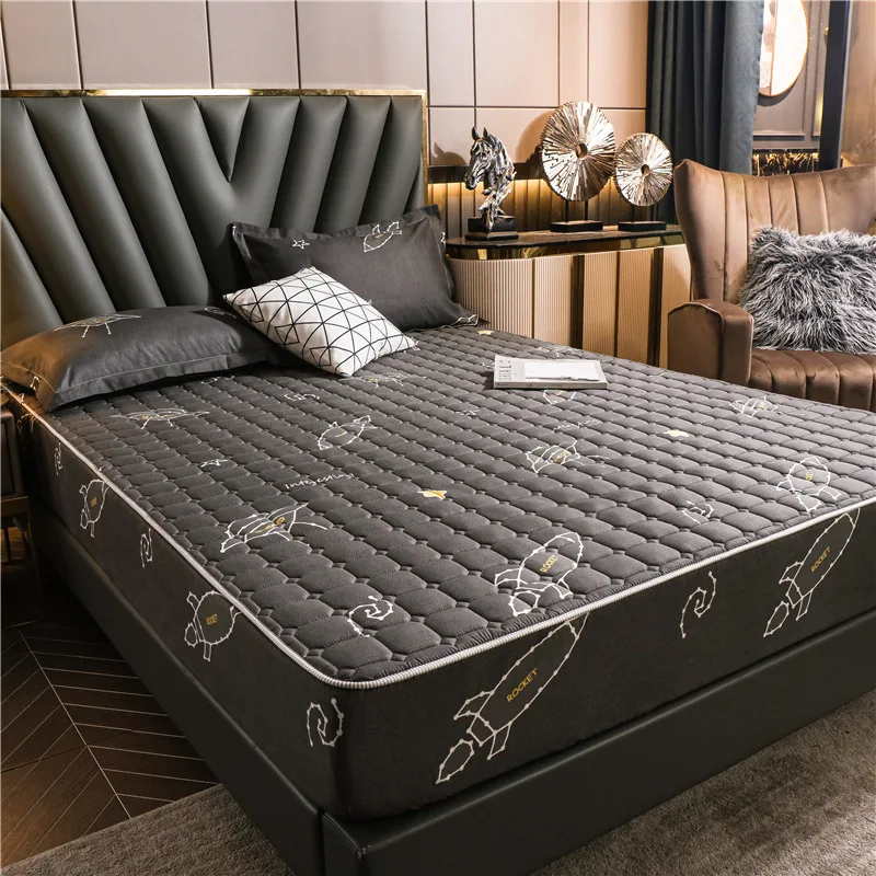 

Cartoon Linens Fitted Sheets with Elastic Bands Non Slip Bed Sheet Mattress Covers for Single Queen Bed Bedspread 150/180/200cm