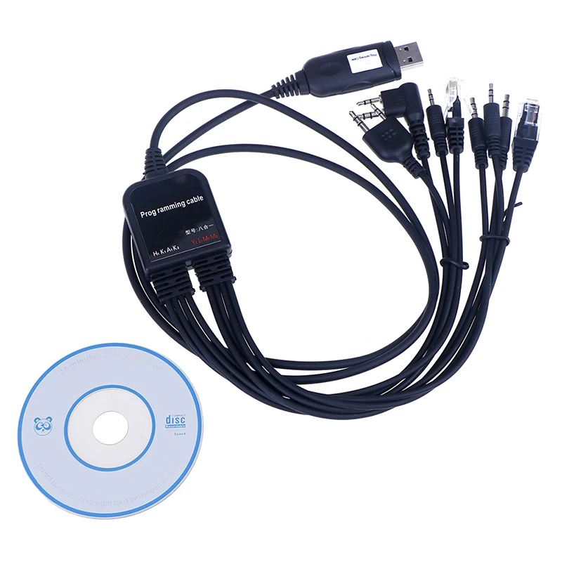 8 в 1 компьютерный USB Кабель для программирования kenwood baofeng motorola yaesu icom удобная