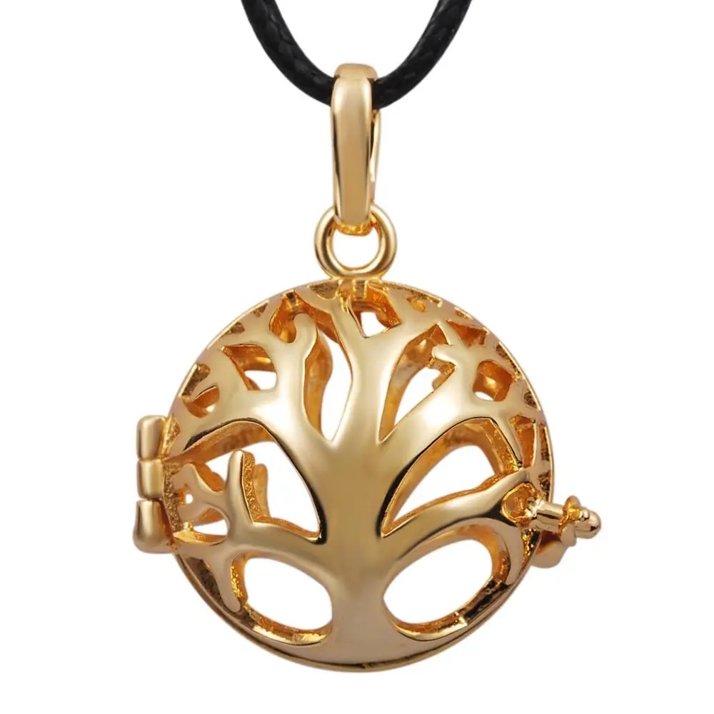 Медный металлический медный медальон Eudora подвесная клетка для дерева жизни 20 мм