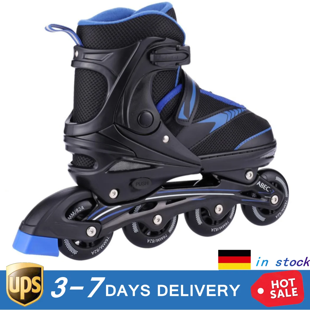 

Однорядная обувь для катания на коньках из полиуретана, спортивные коньки, роликовые коньки с подсветкой, коньки роликовые, для взрослых