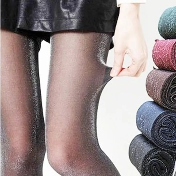 

New Charming Pantyhose Women Sexy Tights Shiny Glitter Stockings Fashion Soft Comfortable Silk Socks Thin Breathable Hosiery
