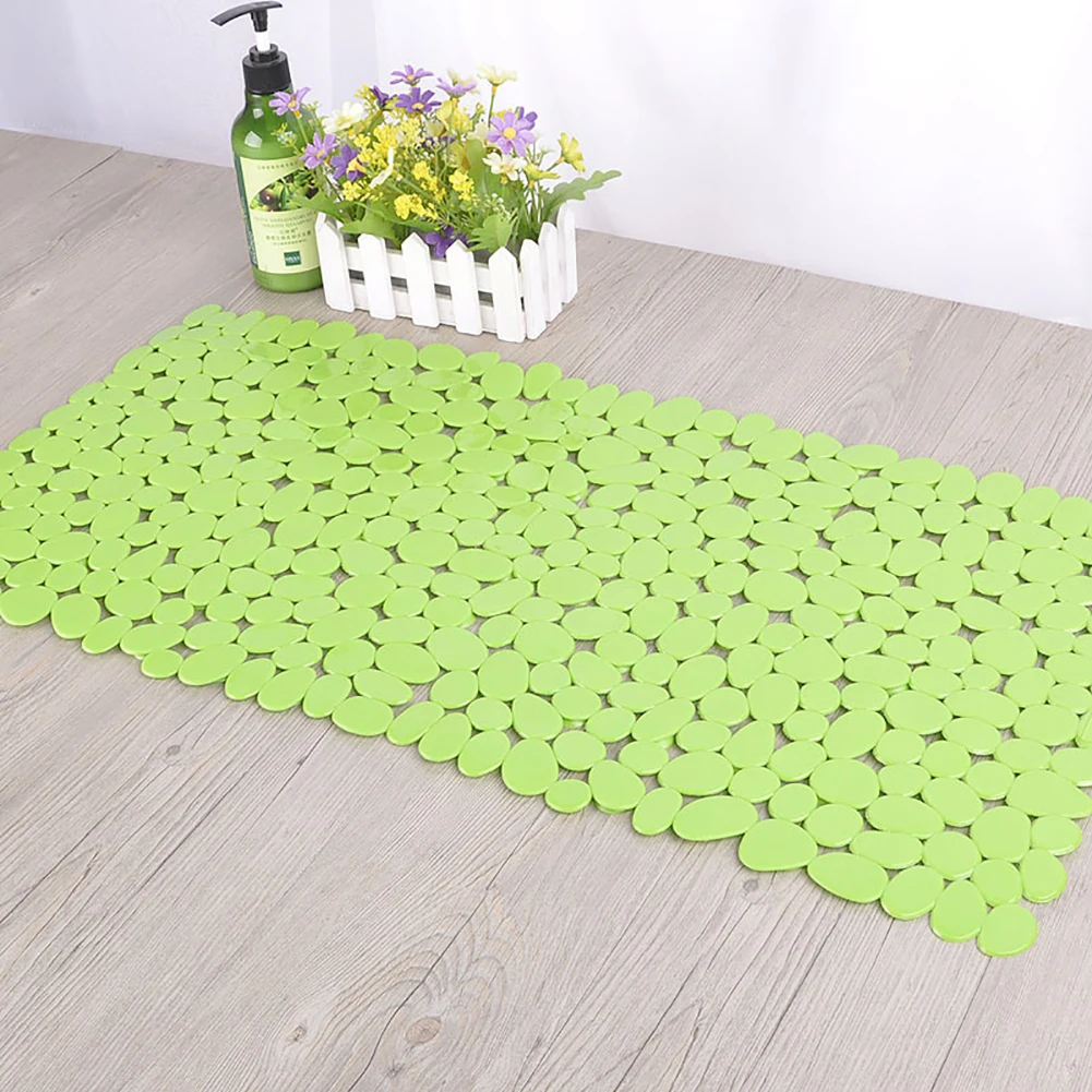 Stylish Cobblestone Bathroom Bath Shower PVC Suction Cup Anti-slip Foot Mat Pad | Дом и сад