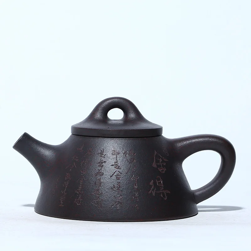 

Yixing famous handmade purple clay teapot Bawang shipao teapot kungfu tea set gift goods