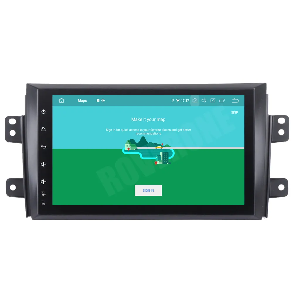 Автомагнитола для Suzuki SX4 2006 2011 Android 10 GPS навигация ГЛОНАСС Wi Fi зеркальное