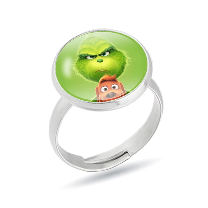 Дропшиппинг Grinch палантин рождественские кольца брелок подарок для женщин