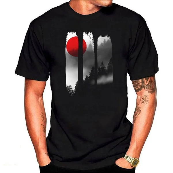 

Natur Vibration New T Shirts Men Tshirts T-Shirts Leisture Tops Cool Tees 100% Cotton Sports Fitness Plus Size Christmas Gift