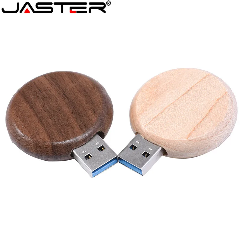 Деревянный Мини USB флеш-накопитель 4 ГБ 8 16 32 64 2 0 круглый деревянный флешка |