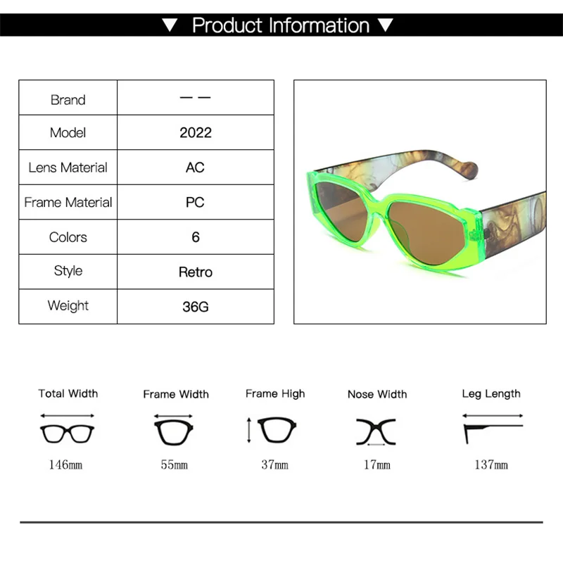 BOYSEEN Новые солнцезащитные очки в маленькой оправе кошачий глаз женские