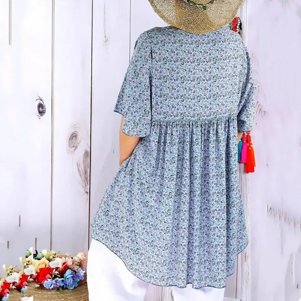 JAYCOSIN women floral print Mini dress long sleeve V neck pleated female casual retro short dresses vestidos mujer dropshipping | Женская