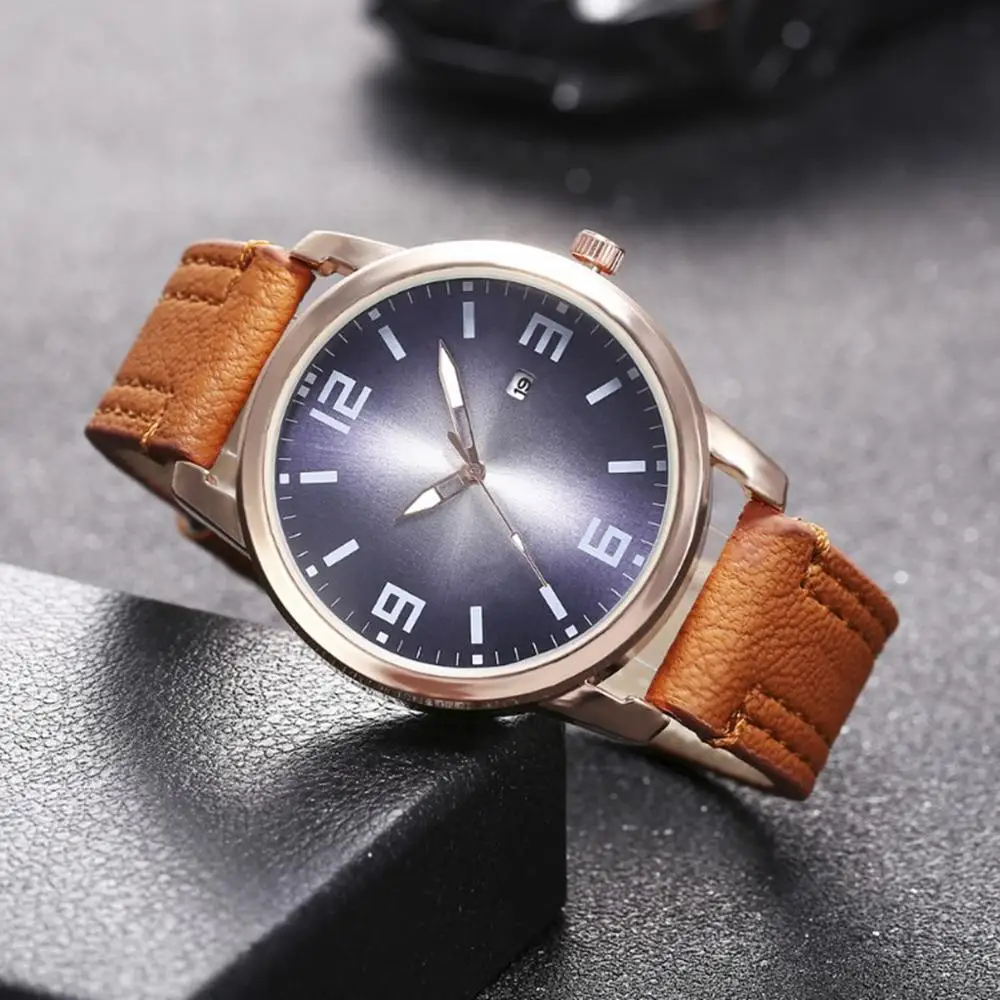 Гладкий минималистичный уникальный мужской календарь повседневные Модные