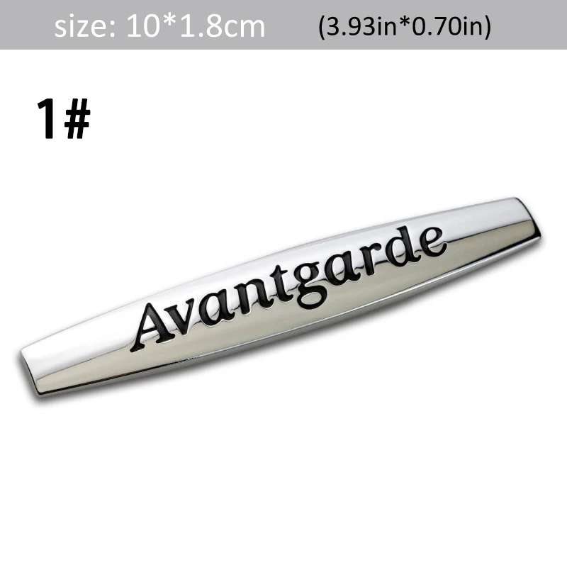 1 шт. 3D металлический grand edition avantgrde автомобильный боковое крыло задний багажник