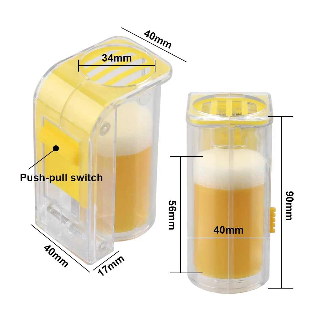 

Queen Bee Marking Tube For Beekeeper Garden Catcher Transparent Environmental Safety Beekeeping Tools Gardening Equipment