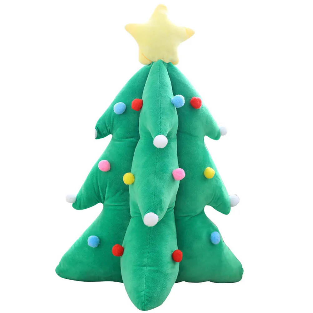 33cm Cartoon Music Christmas Tree Decoration Creative Plush Light Up Toys Soft Stuffed Green Simulation Toy For Gift | Игрушки и хобби