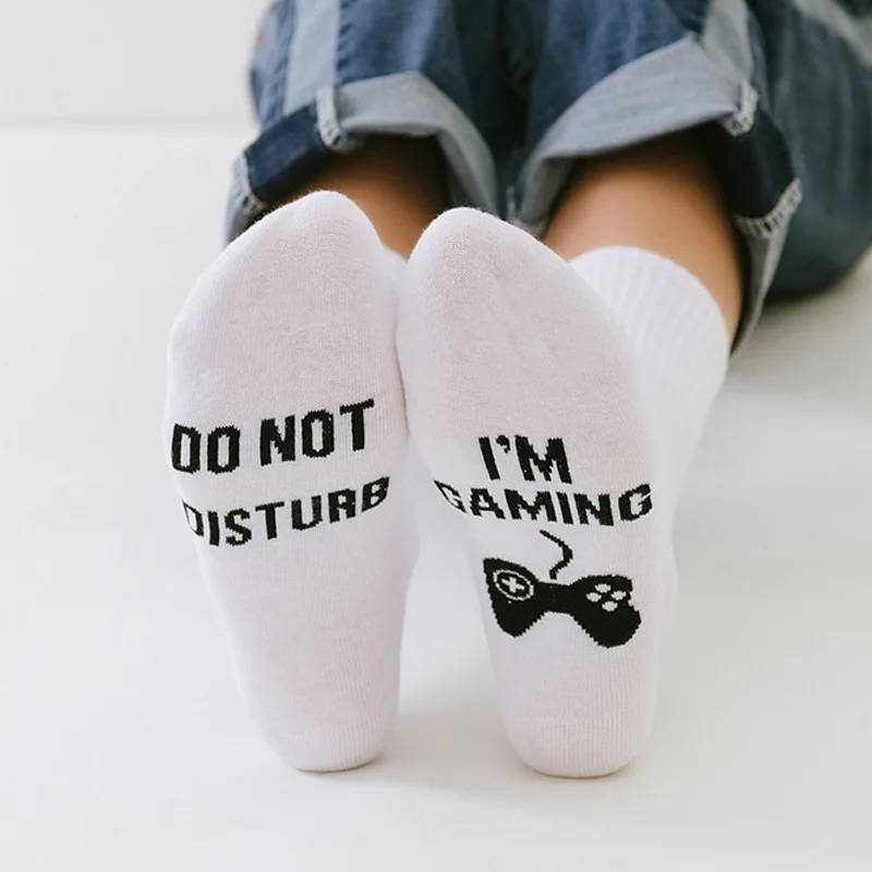 Хлопковые носки унисекс с надписью смешные Веселые в стиле хип хоп для