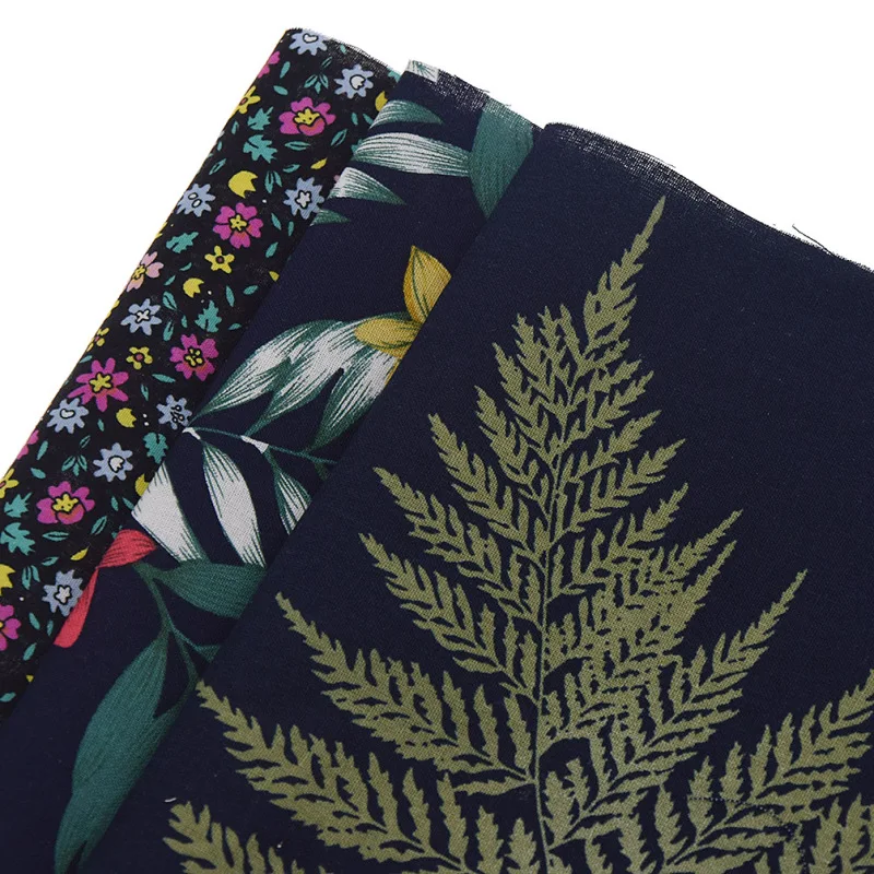 Хлопковая ткань А4 с винтажным цветочным принтом сделай сам лоскутное шитье