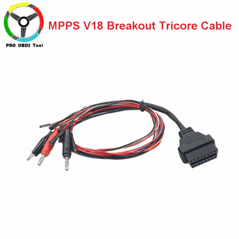 

New MPPS V18 Version V18.12.3.8 Breakout Tricore Cable OBD Breakout ECU Bench Pinout Cable