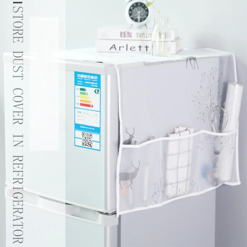 Высокое качество бытовой водонепроницаемый пылезащитный чехол для стиральной машины покрытие для холодильника с сумкой для хранения кухонных принадлежностей