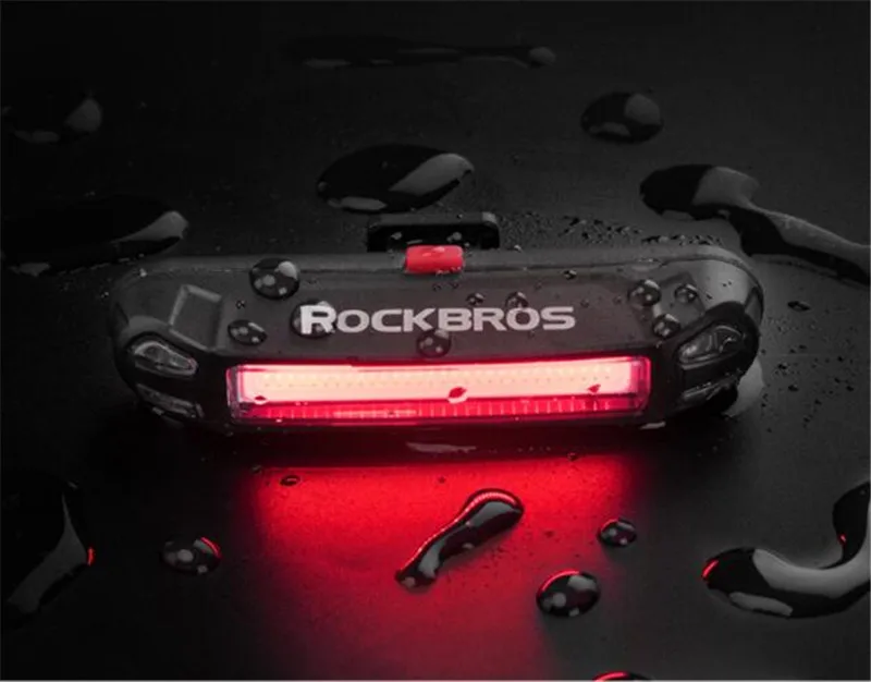 Задний фонарь велосипедный ROCKBROS водонепроницаемый противотуманный