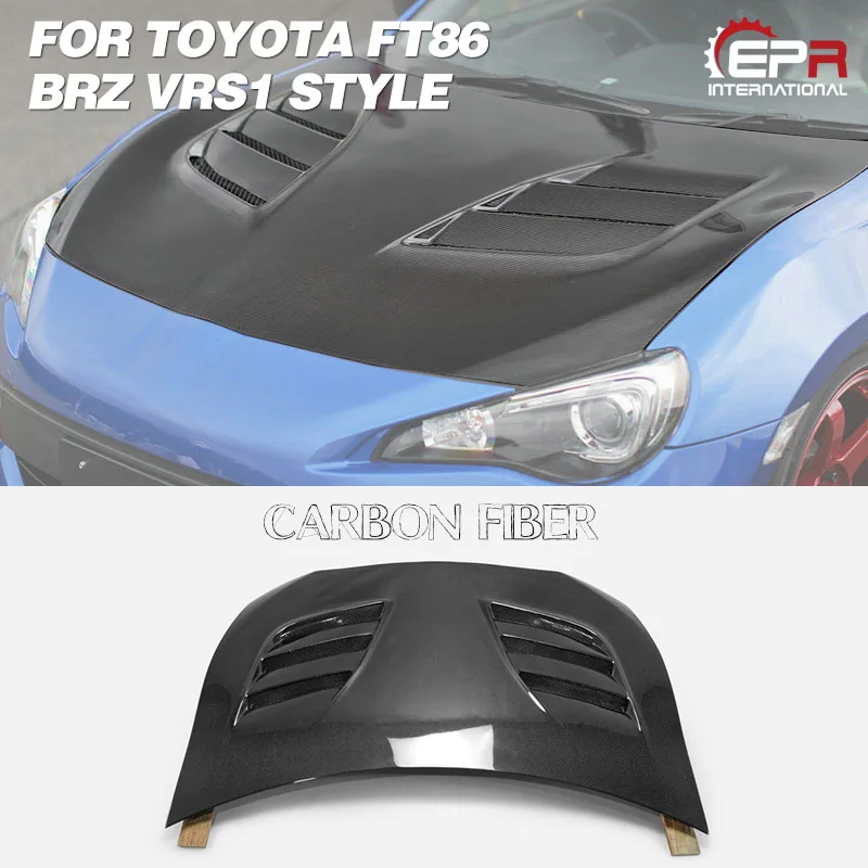 Автомобильный Стайлинг для FT86 BRZ VRS1 колпачок из углеродного волокна Глянцевая