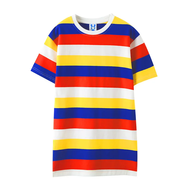 Летнее Детское платье новинка 2020 с коротким рукавом для девочек модная детская