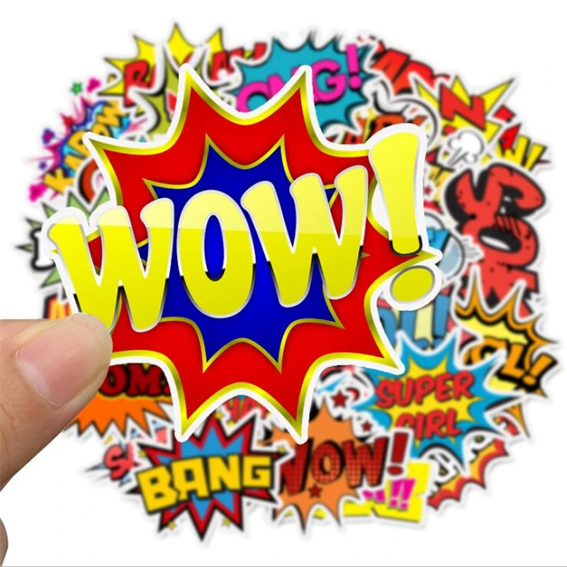 50PCS Cartoon english alphabet Sticker Waterproof for Laptop Skateboard Suitcase Guitar Furniture Decal DIY Toy | Дом и сад