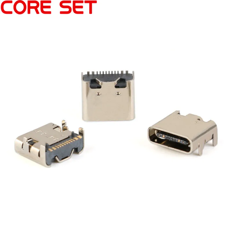 5 шт. 16 контактный разъем USB 3 1 типа C|Соединители| |