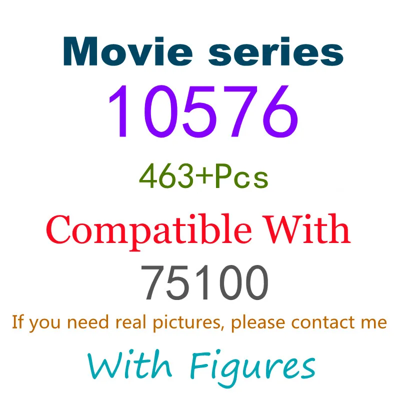 

463Pcs 10576 Building Blocks Assembled Toy Movie Series 75100 Assembled Building Blocks Children's Toy Gifts