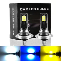 2pcs h7 h8 h11 hb3 9006 9005 led lamp super bright 3030smd car fog lights 6000k white driving running bulbs for auto automotive