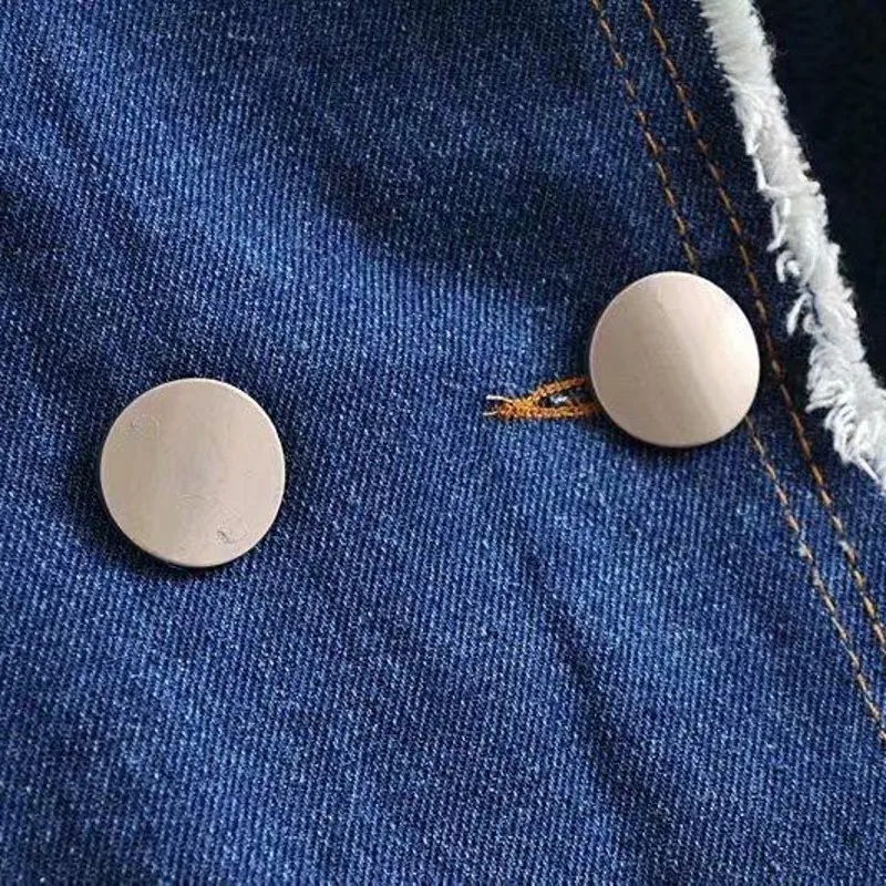 Женская свободная рваная джинсовая мешковатая двубортная верхняя одежда с